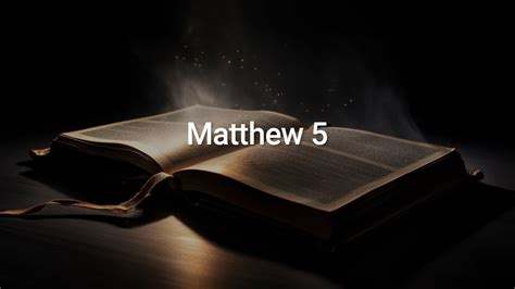 matthew 5 niv version